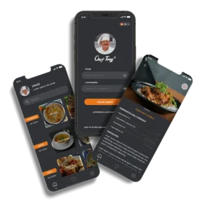 ejemplo de crear una app para Chef Tony