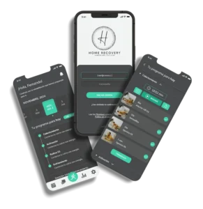 ejemplo de desarrollo de una app para Home Recovery