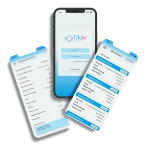 ejemplo de desarrollo de una app para TikTak Delivey