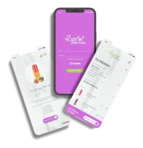 ejemplo de desarrollo de una app para sprim fruits